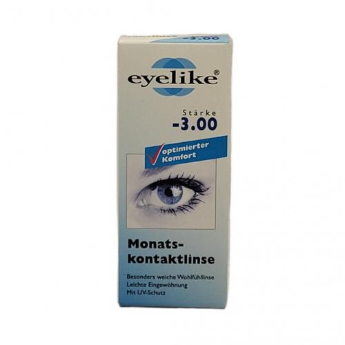 Eyelike Monatskontaktlinse Strke -3,0 1er Pack