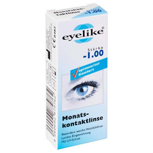 Markenlos Eyelike Monatskontaktlinse St�rke -1,0 1er Pack