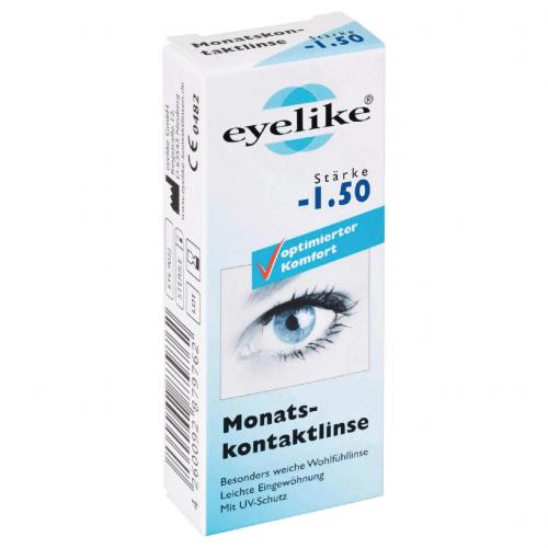 Markenlos Eyelike Monatskontaktlinse Strke -1,5 1er Pack