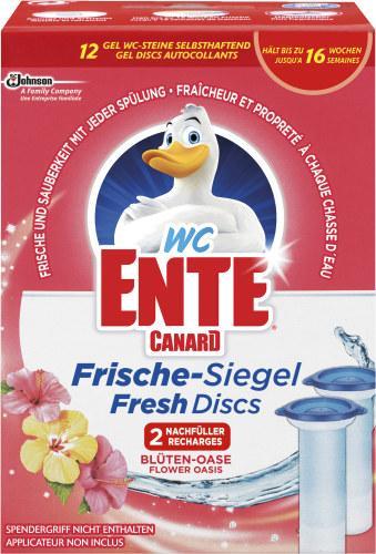 WC Ente Frische Siegel Fresh Disks Blten Oase 2x36ml (12 Stck)