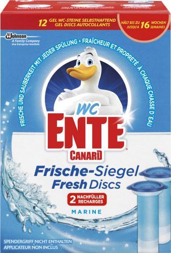 WC Ente Frische Siegel Fresh Disks Marine 2x36ml (12 Stck)