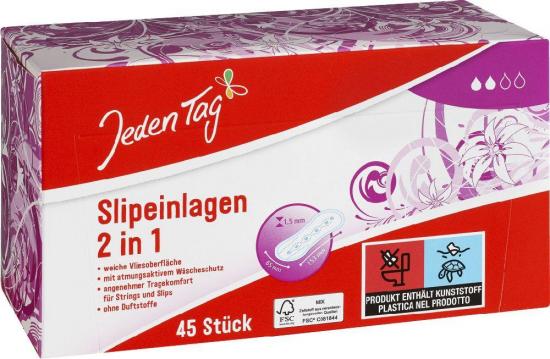 Jeden Tag JedenTag Slipeinlage 2in1 45er