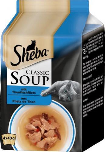 Sheba Soups Thunfisch 4x40g Beutel