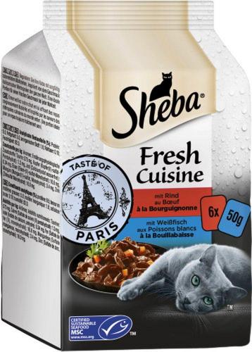 SHEBA Sheba Fresh Cuisine Taste of Paris 6x50g Beutel