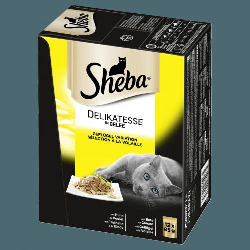 SHEBA Sheba Delikates Gelee Geflgel Variation 12x85g