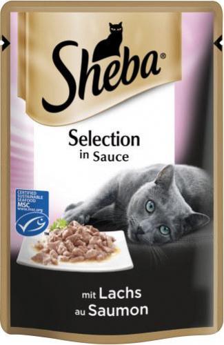 SHEBA Sheba Selection in Sauce mit Lachs 85g