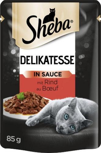 SHEBA Sheba Delikatesse mit Rind in Sauce 85g