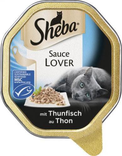 SHEBA Sheba Schale Sauce Lover mit Thunfisch 85g