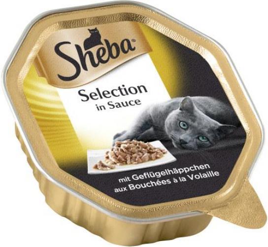 SHEBA Sheba Schale Selection in Sauce mit Geflgelhppchen 85g