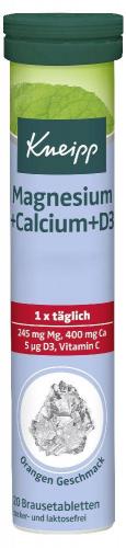 Kneipp Magnesium + Calcium + D3 Brausetabletten 20 Stk. 90g