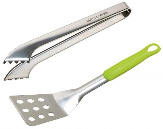 Outdoorchef Besteckset Starter 2-tlg. gr�n