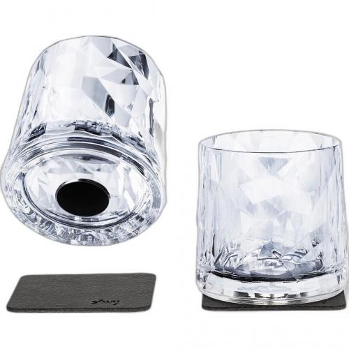 Silwy Magnet-Kunststoffglser TUMBLER 2er-Set Hightech transparent