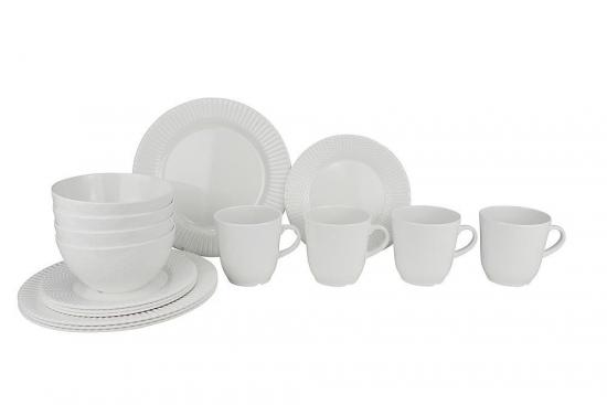 Gimex Geschirrset Royal Edelwei� 16-tlg.