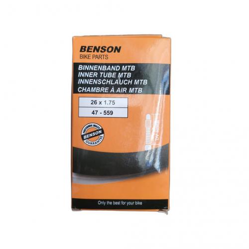 Benson Fahrradschlauch 26 Zoll - Ersatzschlauch Gummi atb Innenrohr