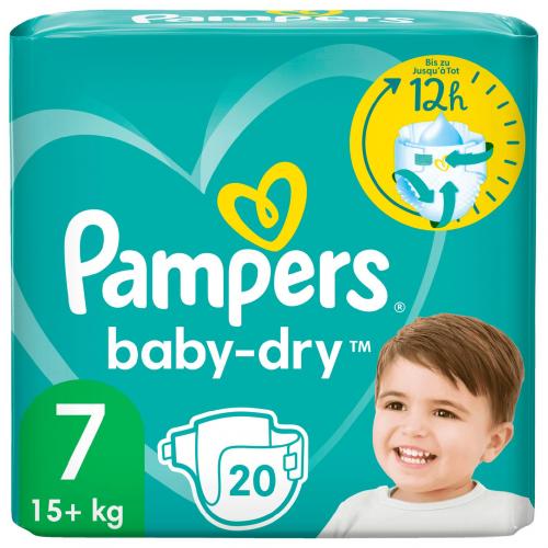 Pampers Baby Dry Gr��e 7  xl 15+ kg, 20er Pack