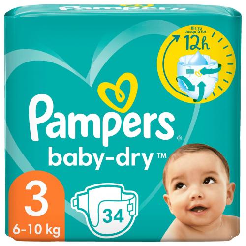 Pampers Baby Dry Gr��e 3 Midi 6-10kg, 34er