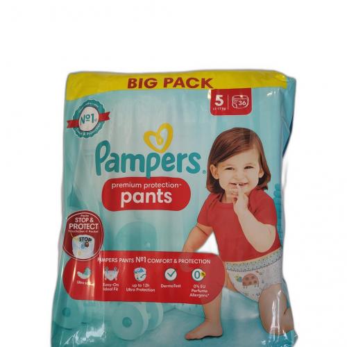Pampers Premium Protect Big Pack Pants Gre 5 Junior, 36er