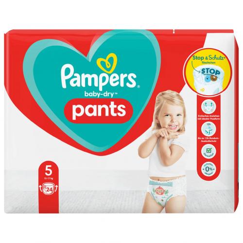 Pampers Baby Dry pants  Gre 5  junior, 24er