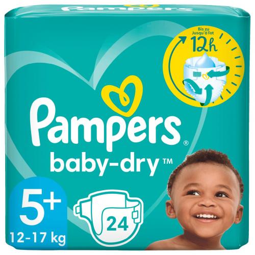 Pampers Baby Dry Gre 5  12-17kg, 24er