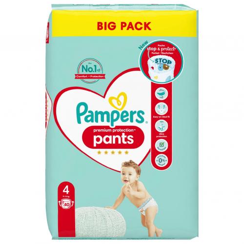 Pampers Premium Protect Big Pack Pants  Gre 4  Maxi, 40er
