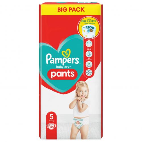 Pampers Baby Dry Big Pack pants  Gre 5  junior, 54er Pack