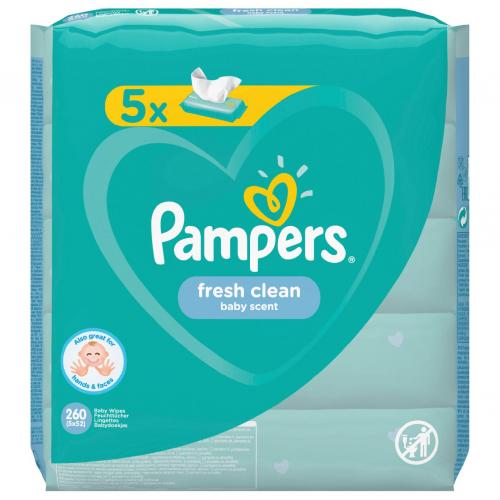 Pampers Feuchttcher fresh clean 5x52er Pack