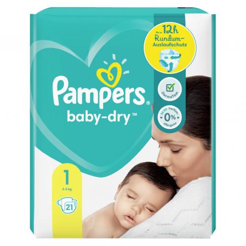 Pampers Baby Dry Newborn Gre 1 21er Pack 