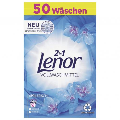 Lenor Pulver Aprilfrisch 50 Waschladungen 3,25kg