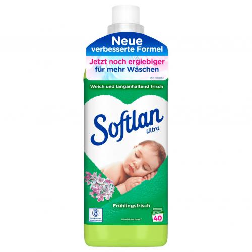 softlan Frhlingsfrisch 40 Waschladungen, 1l Flasc
