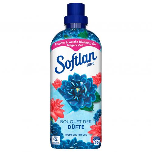 Softlan tropsiche frische 29 Waschladungen 650ml Flasche