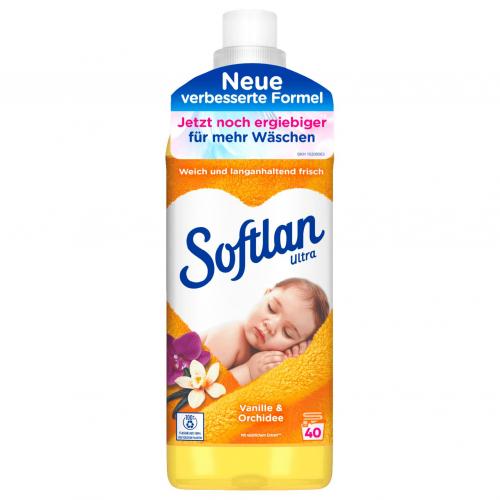 Softlan Vanille Orchidee 40 Waschladungen 1l Flasche