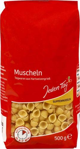 Jeden Tag JedenTag Suppennudeln Muscheln 500g Beutel