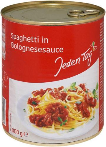 JedenTag Spaghetti Bolognese 800g Dose