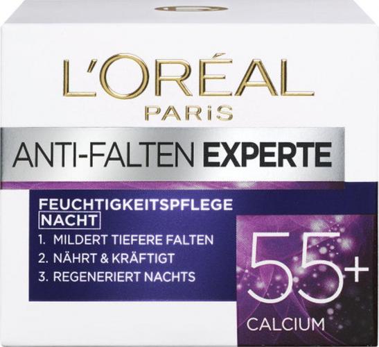 LOreal Paris Nachtcreme Anti-Falten-Experte 55+ Tiegel 50ml