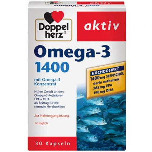 Doppelherz Omega-3 1400 30 Kapseln