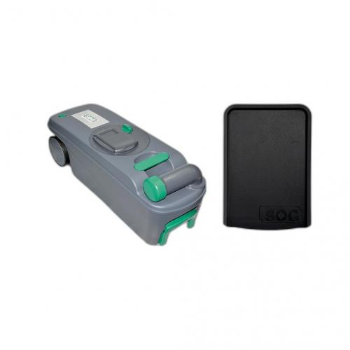 SOG Typ D L�ftermotor schwarz mit Aktivkohlefilter und Abluftschlauch