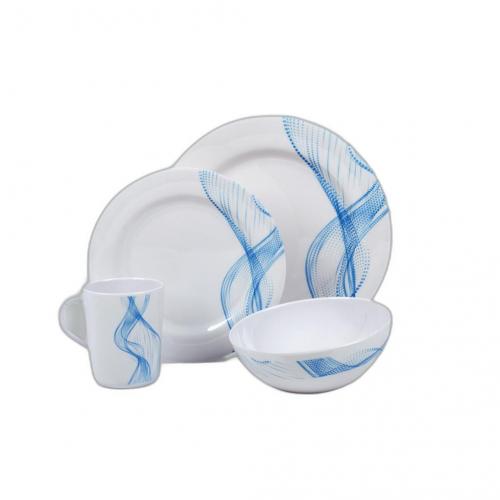 Camp4 Melamin Geschirrset CABRERA - fr 4 Personen