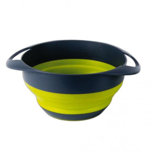 Camp4 Silikon Schssel & Sieb - Grau/Lime