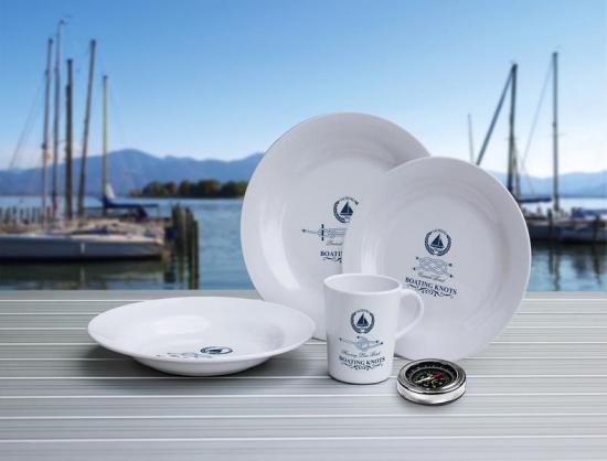 Camp4 Camp4 Melamin Geschirrset MARITIM - Fr 2 Personen