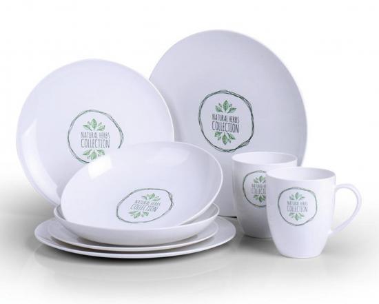 Camp4 PLA Geschirr NATURE - 8-teilig & f�r 2 Personen