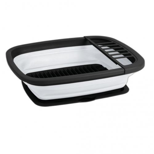 Camp4 Silikon-Geschirrtrockner 50x42x6/16cm - Wei�/grau