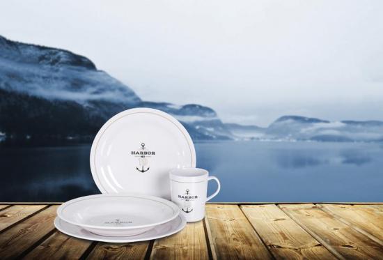 Camp4 Melamin Geschirr-Set HARBOR