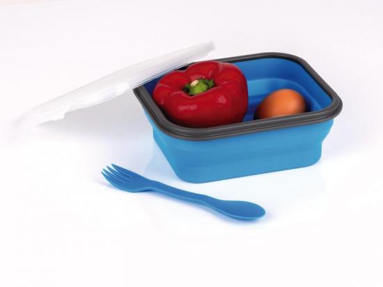 Camp4 faltbare Silikon Lunchbox - B19 x T15 x H3/6cm