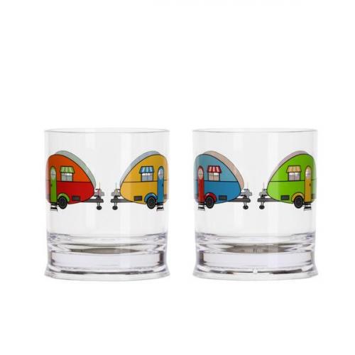 Camp4 Glser-Set LOVE CARAVANNING - 2er Set