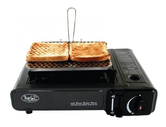 Camp4 Edelstahl-Toaster mit Faltgriff