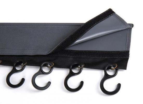 Camp4 Hakenleiste mit 8 Haken, Keder und Klettverschluss Lnge 58cm