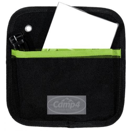 Camp4 Utensilo Tessa 1, mit 1 Tasche, Schwarz/Lime, B20xH20cm, �senbefestigung