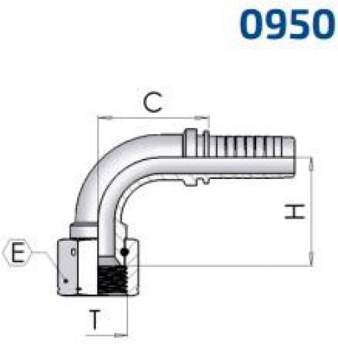 F 80004 DKJ 1/2-20 90 DN06