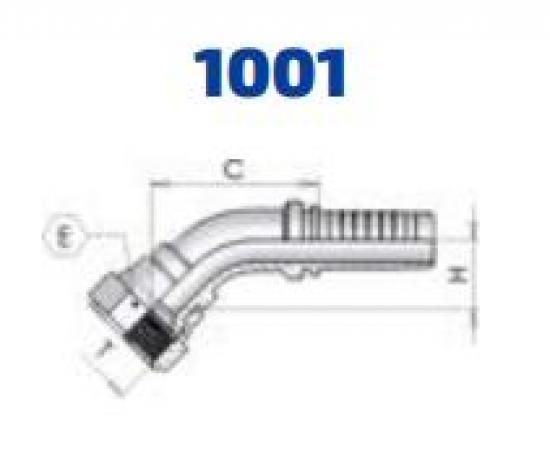 F 80004 DKJ 1/2-20 45� DN06