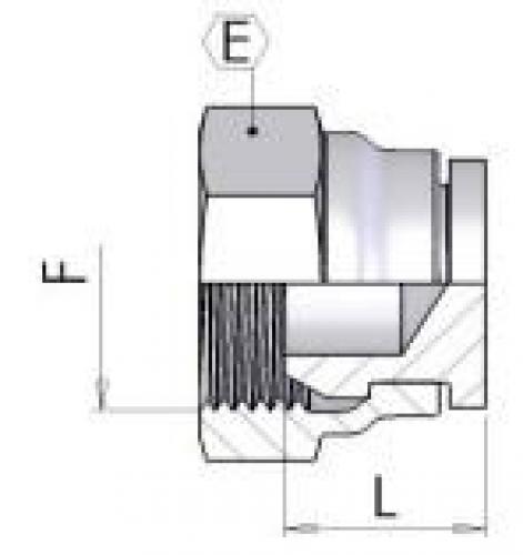 F 80004 Verschlustck BSP 1.1/4''
